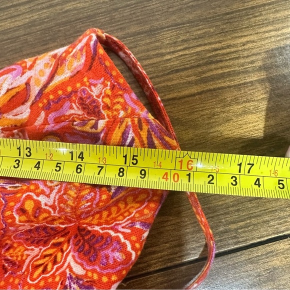 Jason Wu Linen floral paisley Midi dress size Small vacation summer resort - Picture 9 of 10